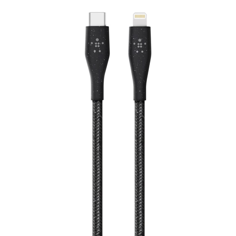 Câble DuraTek USB-C vers Lightning (1m), Noir