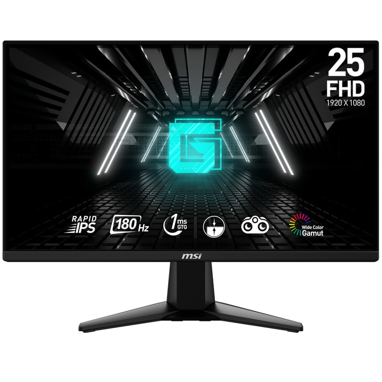 MSI G255F écran plat de PC 62 2 cm 24.5 1920 x 1080 pixels Full HD LCD Neuf - vue 1