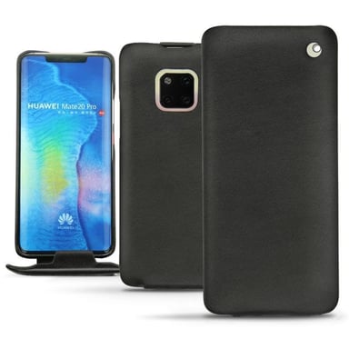 Housse cuir Huawei Mate 20 Pro -  - Noir - Cuir lisse premium