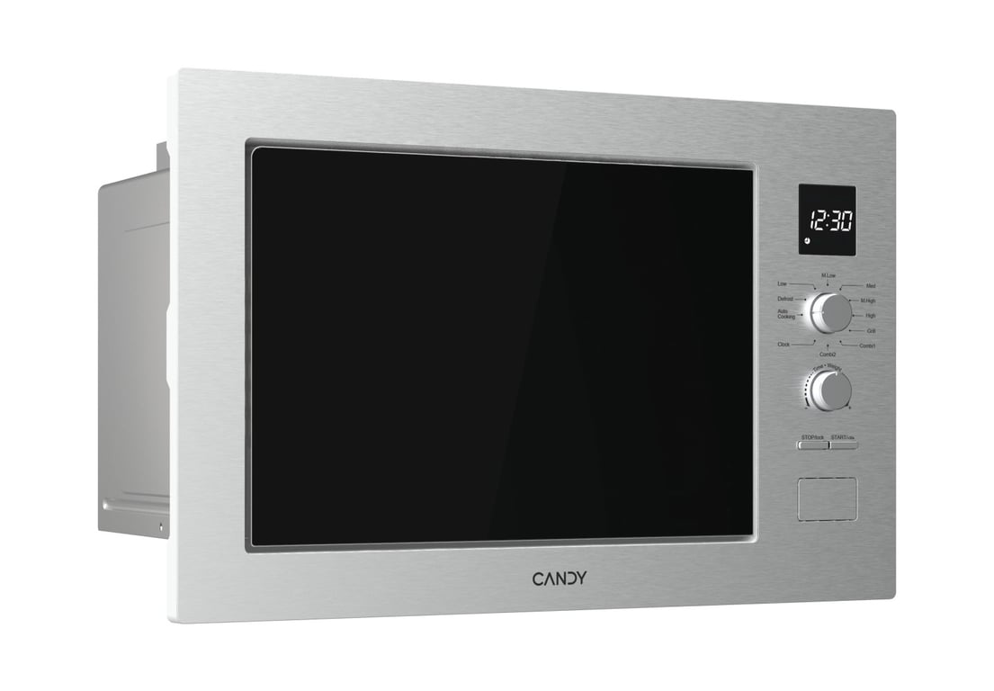 Micro Ondes Encastrable Candy CA38FL7NWXW – 25L 850W Acier Inoxydable - vue 3