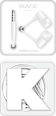 K Auriculares intrauditivos, Blanco brillante