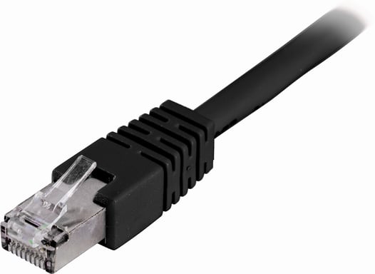 Deltaco STP-67S cavo di rete Nero 7 m Cat6 F/UTP (FTP)