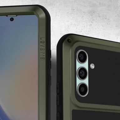 Coque pour Samsung Galaxy A54 5G Intégrale Antichoc Antichute Etanche Kaki