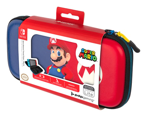 Slim Deluxe Power Pose Mario Nintendo Funda resistente Azul, Rojo