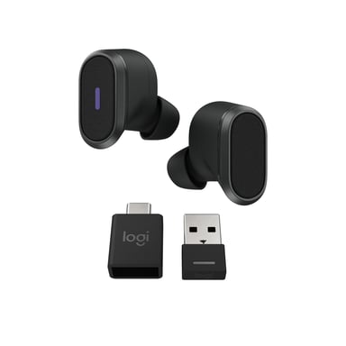 Logitech Zone Casque True Wireless Stereo (TWS) Ecouteurs Appels/Musique Bluetooth Graphite
