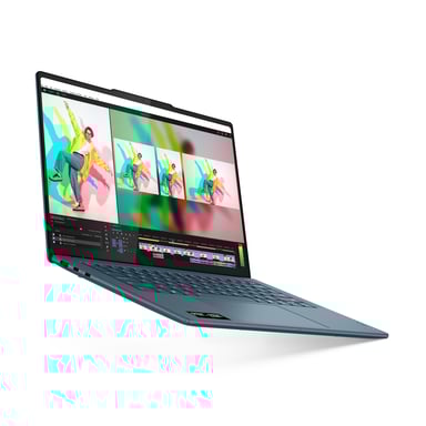 Lenovo Yoga Pro 7 14AKP10 Copilot+ PC 350 Portátil 36,8 cm (14.5'') 3K 32 GB LPDDR5x-SDRAM 1 TB SSD Wi-Fi 7 (802.11be) Windows 11 Pro Alemán Verde azulado