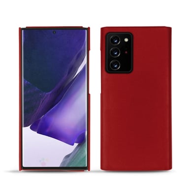 Coque cuir Samsung Galaxy Note20 Ultra -  - Rouge - Cuir lisse