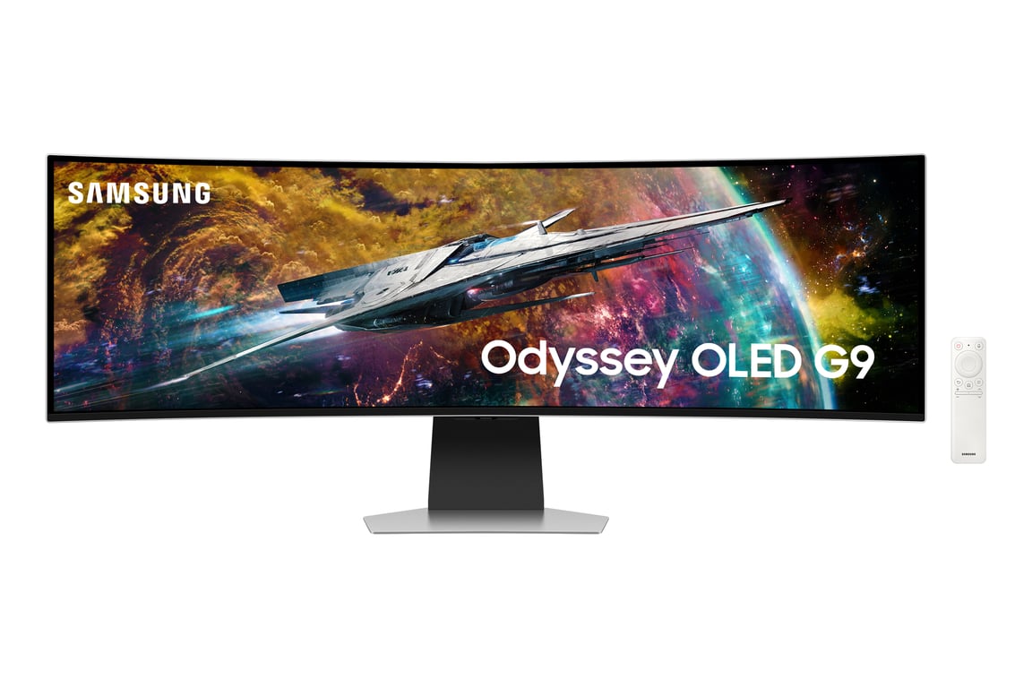 Ecran PC Samsung G95SC 49 5120 x 1440 pixels Dual QHD OLED - vue 3