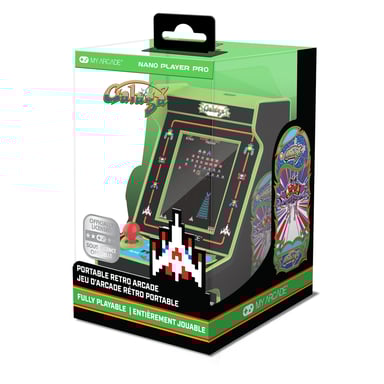 My Arcade GALAGA Nano Player Pro console de jeux portables 6,1 cm (2.4'') Multicolore