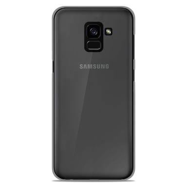 Coque silicone unie Transparent compatible Samsung Galaxy A8 Plus 2018