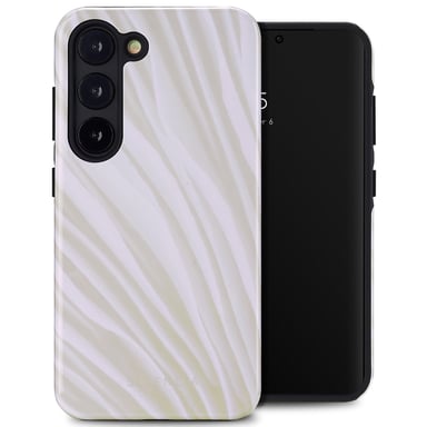 Selencia Coque arrière Vivid pour Samsung Galaxy S23 - Nature Light Brown