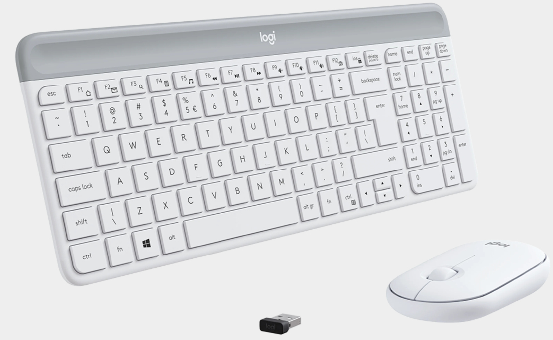Logitech Slim Wireless Combo - vue 3