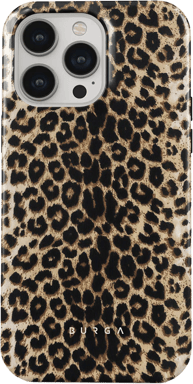 Burga Funda para iPhone 14 Pro Tough Antichocs Modelo Player Léopard