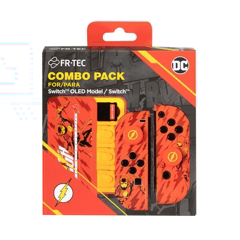 Pack accessoires Combo Just For Games DC Flash pour Nintendo Switch et Nintendo Switch modèle OLED - vue 3