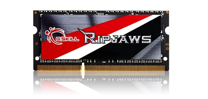 G.Skill Ripjaws F3 1866C11D 16GRSL DDR3 kit : 2 x 8 Go SO DIMM 204 broches 1866 MHz / PC3 14900 CL11 1.35 V mémoire sans tampon non ECC - vue 7