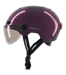 Cosmo Fusion+ Taille M, Violet - Casque avec éclairage Vélo Arrière Intelligent et Connecté - Feu Stop Automatique, Détection de Chute, Partage de trajet, Assurance Individuelle ALLIANZ offerte durant 1 an