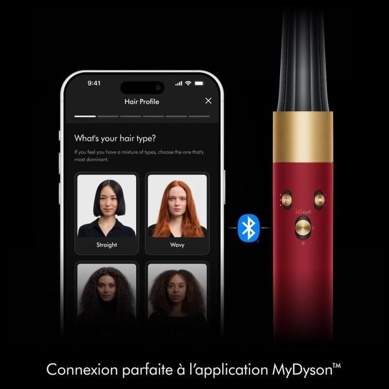 Dyson Airwrap I.D.™ Nouveau Styler Styler Et Sèche Cheveux Cheveux Bouclés À Frisés Velours / Or - vue 6
