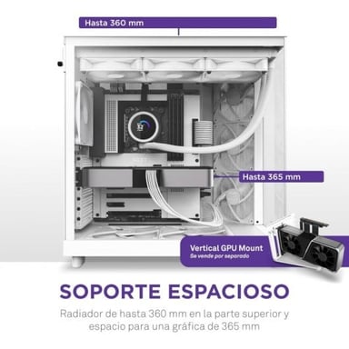 NZXT H6 Flow RGB Midi Tower Blanc