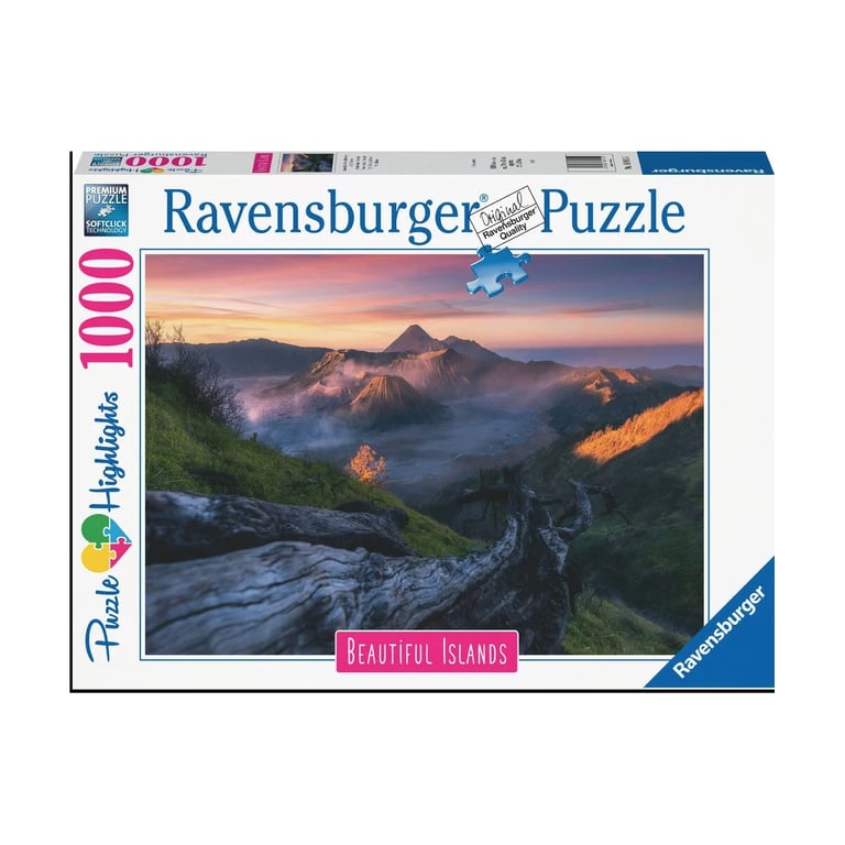 Puzzle 1000 pièces : Le Mont Bromo Ravensburger France - vue 3