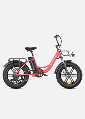 ENGWE L20 Bicicleta Eléctrica - Potencia 250W Batería 624Wh Autonomía 60KM - Rosa