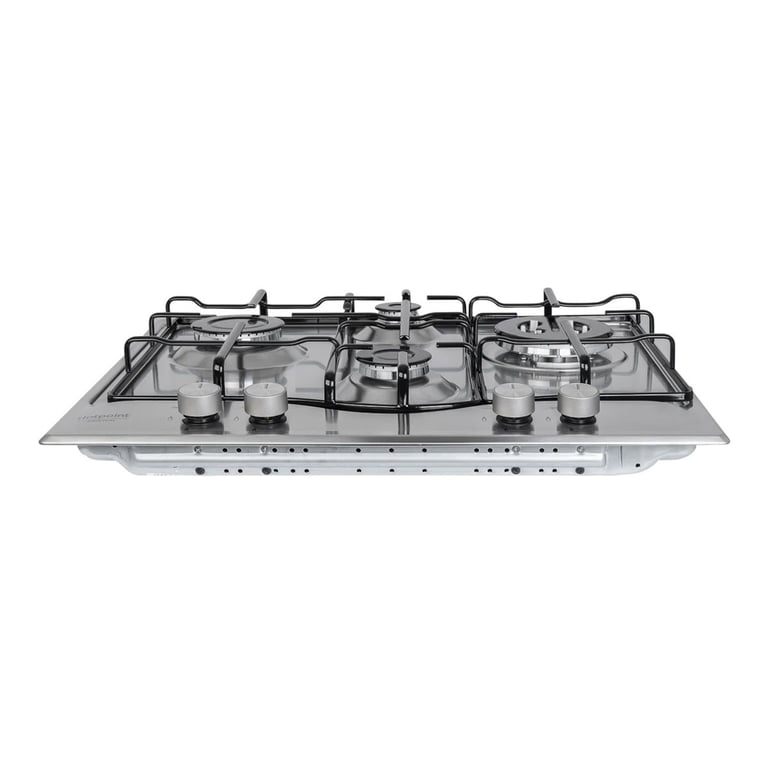 Hotpoint PCN 642 T/IX/HA Plaque de cuisson à gaz encastrable en acier inoxydable à 4 brûleurs - Neuf