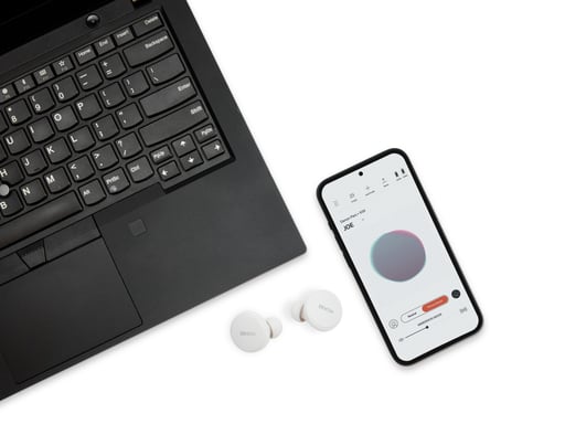 Denon PerL Pro Cuffie senza fili Bluetooth per chiamate/musica Bianco