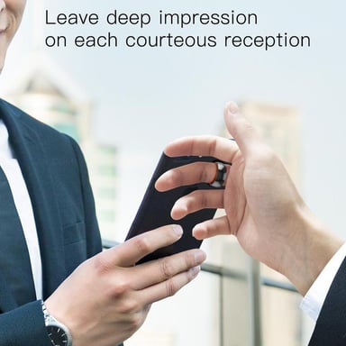 Bague Connectée RFID NFC ID IC Bijou High Tech Android iOs Noir 66 mm YONIS