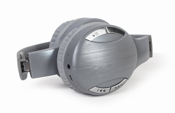 Gembird BTHS-01-SV casque Avec fil &sans fil Arceau Appels/Musique Micro-USB Bluetooth Argent
