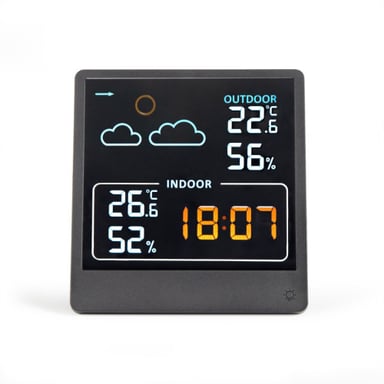Station météo avec écran LCD couleur