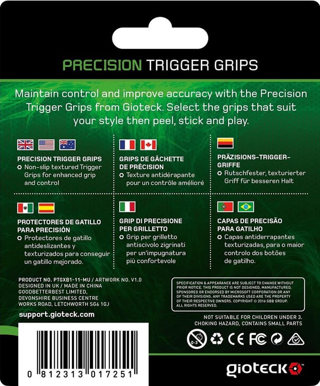 Gioteck Précision Trigger Grips pour Xbox One