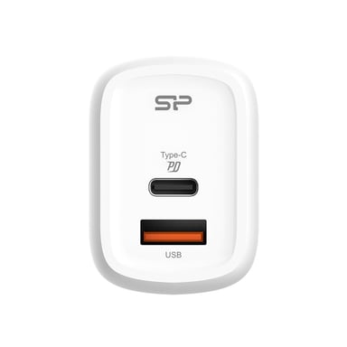 SILICON POWER Boost Charger QM25 30W USB Tipo-A USB Tipo-C Blanco