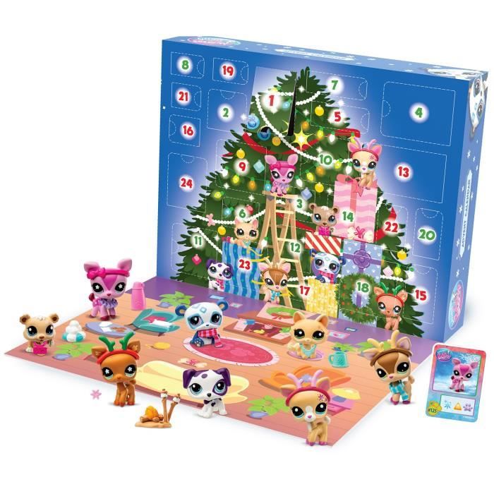 Figurines Bandai Littlest PetShop Calendrier de 'Avent