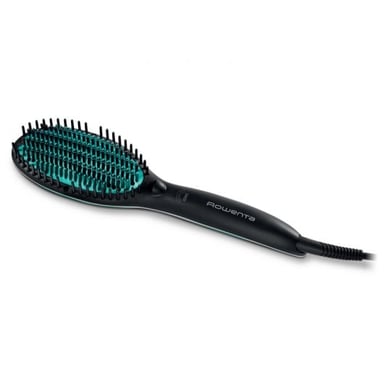 Rowenta Power Straight CF5820 Brosse à lisser À chaleur Noir, Vert 1,8 m