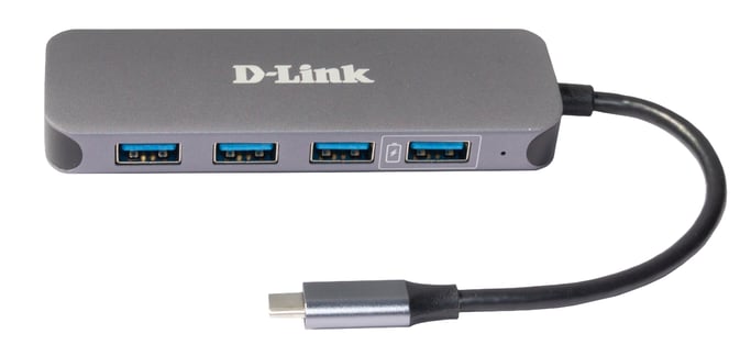 D-Link Hub USB-C vers 4 ports USB 3.0 avec alimentation DUB-2340