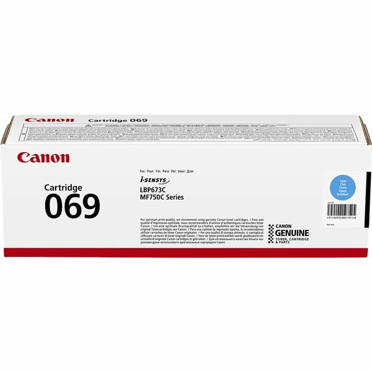 Cartouche de Toner Cyan Canon Authentique - Neuf