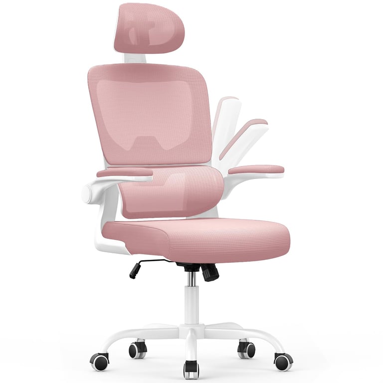 Chaise d'ordinateur pivotante avec fonction de basculement pour le bureau à domicile Neuf - vue 10