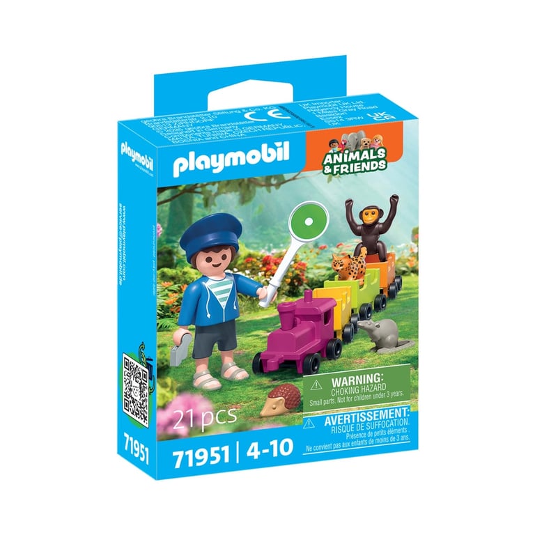 Playmobil Animaux et amis 71951 Petite aventure en train - vue 2