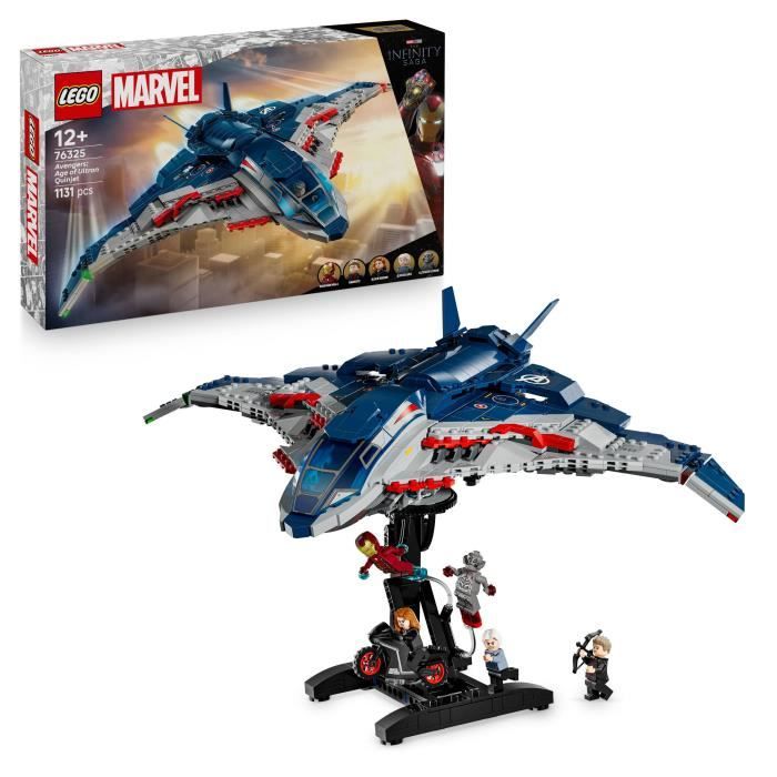 | Marvel 76325 Le Quinjet d'Avengers : 'ere d'Ultron Jeu enfant des Neuf - vue 1