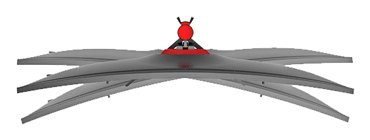 KeepOut XGM49UW5K pantalla para PC 124,5 cm (49'') 5120 x 1440 Pixeles SDQHD Negro