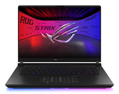 ASUS ROG Strix SCAR 16 G635LX-RW018W Intel Core Ultra 9 275HX Portátil 40,6 cm (16'') WQXGA 32 GB DDR5-SDRAM 1 TB SSD NVIDIA GeForce RTX 5090 Wi-Fi 7 (802.11be) Windows 11 Home Alemán Negro
