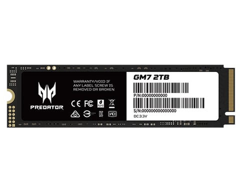 Acer Predator GM7 2 To M.2 PCI Express 4.0 NVMe