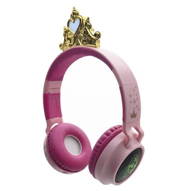 Casque pour enfant - LEXIBOOK - Disney Princesses - Bluetooth 5.0 - Couronne lumineuse - Design mign