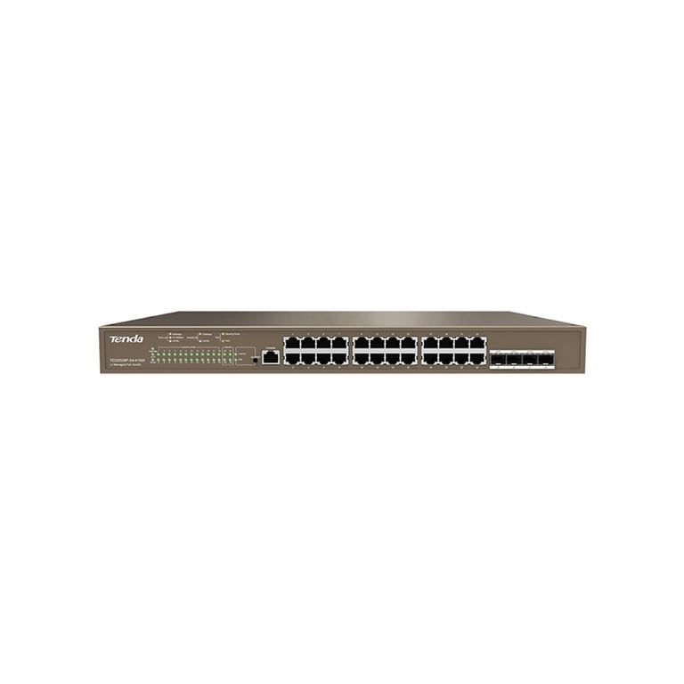 Tenda TEG5328P 24 Géré L3 Gigabit Ethernet 101001000 Connexion Ethernet supportant 'alimentation via ce port PoE 1U Neuf - vue 3