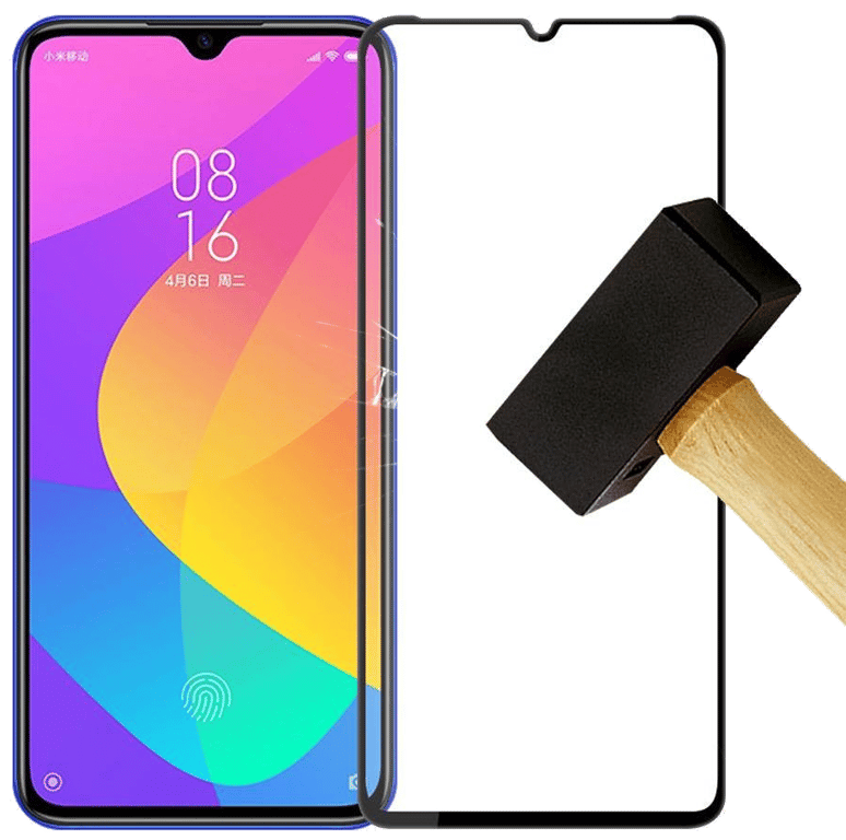 Film verre trempé 4D Noir compatible Samsung Galaxy S10 Plus