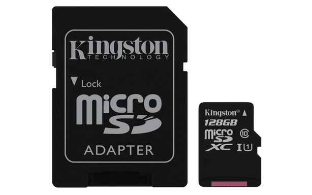Kingston Technology Canvas Select 128 GB MicroSDXC UHS-I Clase 10