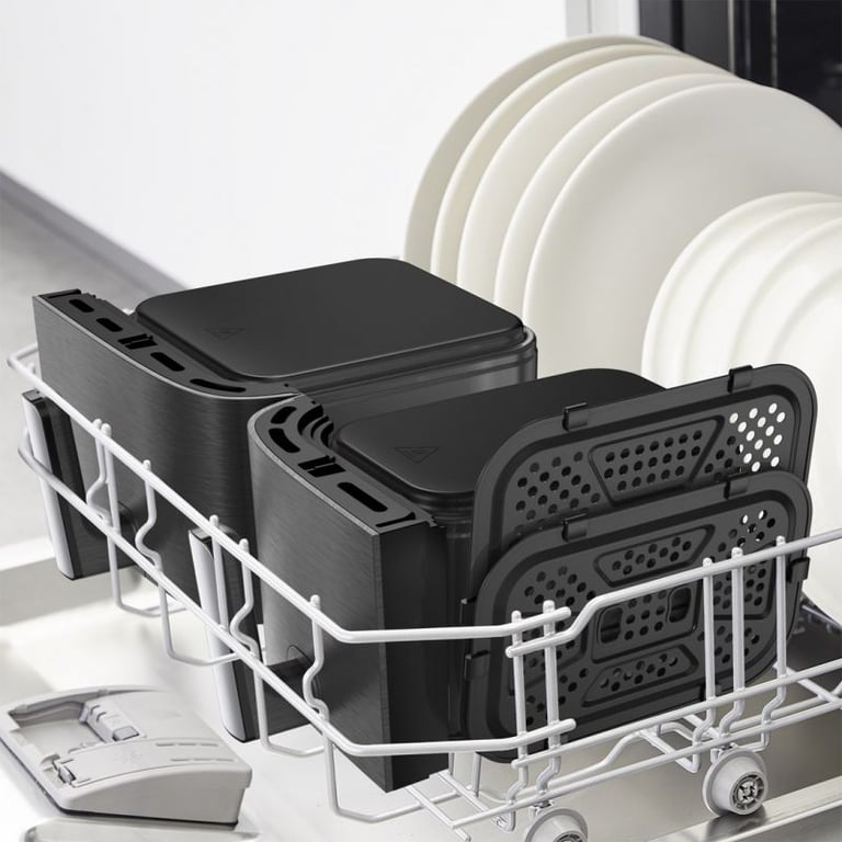 Friteuse Tefal EY942HE0 2 paniers indépendants Air Pulse Technology - vue 2