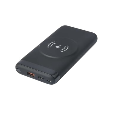 eSTUFF ES641042 batería externa Polímero de litio 10000 mAh Cargador inalámbrico Negro