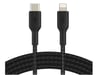 Belkin CAA004BT1MBK cable de conector Lightning 1 m Negro
