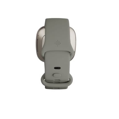 Fitbit Versa Sense Sage Grey Silver AMOLED Digital Pantalla táctil Gris Wifi GPS (satélite)