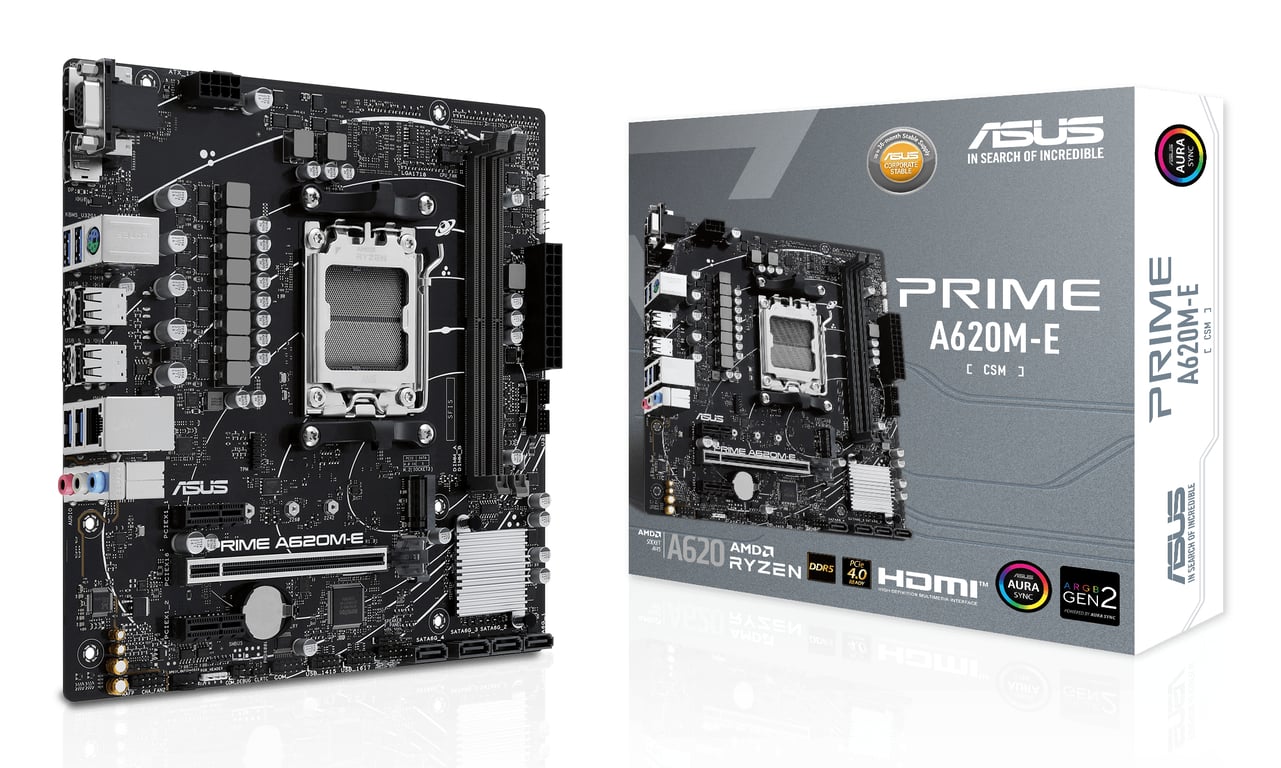 ASUS PRIME A620M E CSM AMD A620 Emplacement AM5 micro ATX Neuf